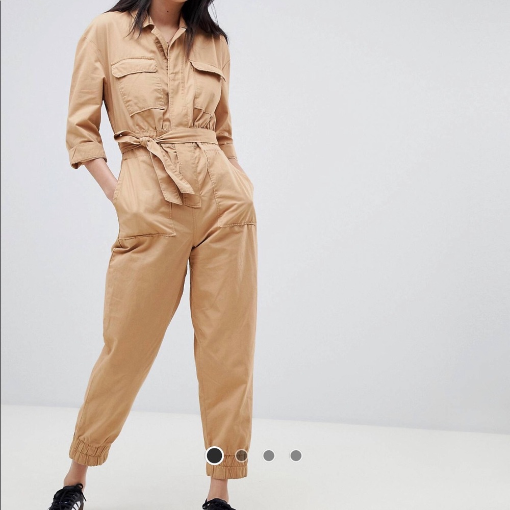 ASOS Bershka pocket front boiler suit NWT